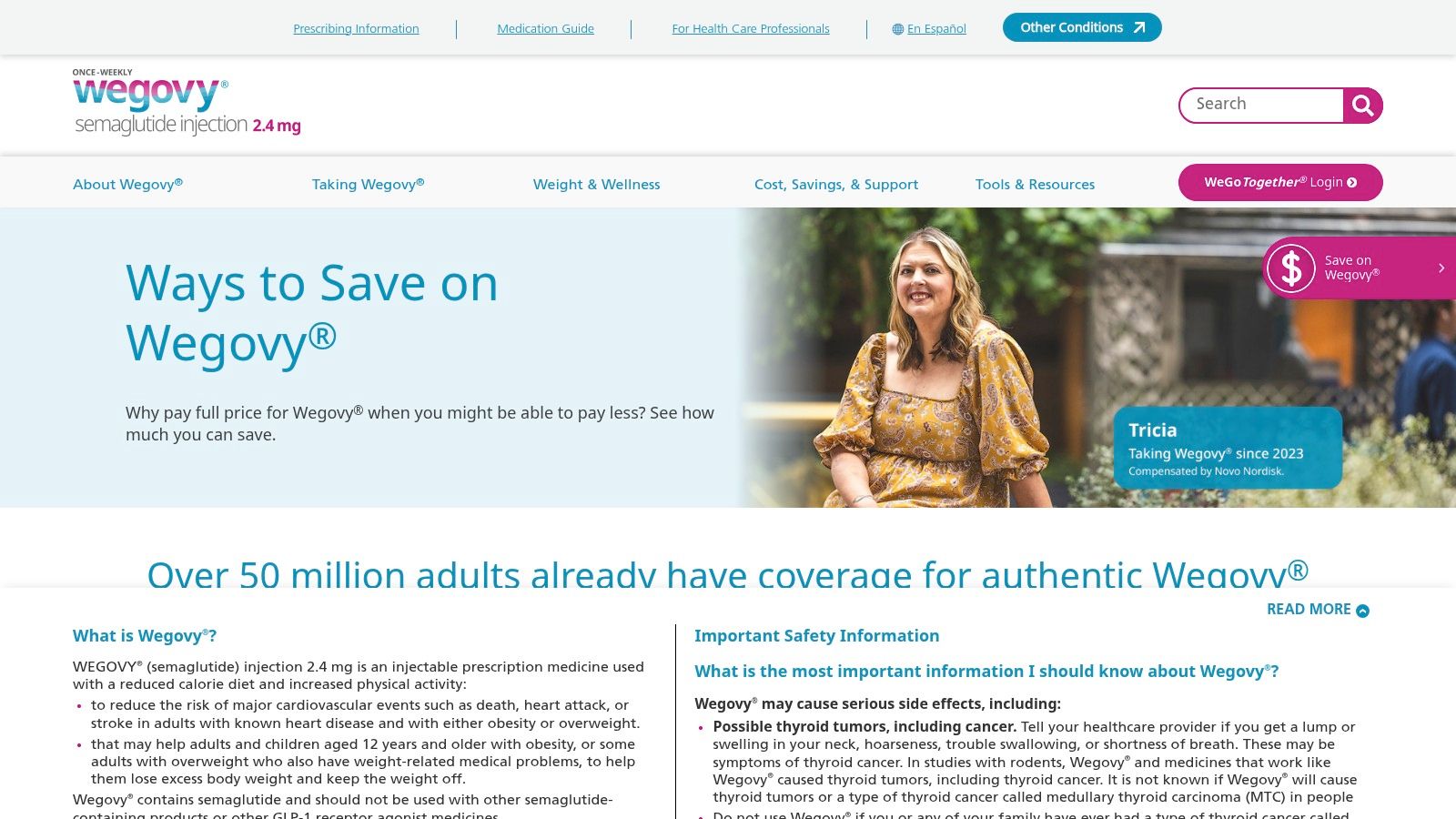 Wegovy (Novo Nordisk Official Site)