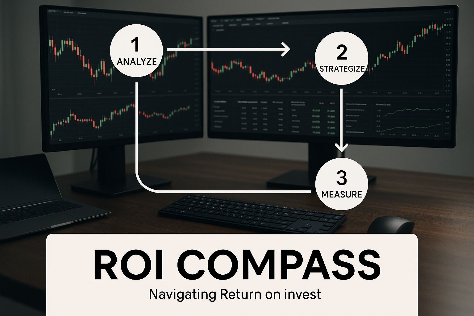 Infographic about how to calculate return on investment Infographic about how to calculate return on investment