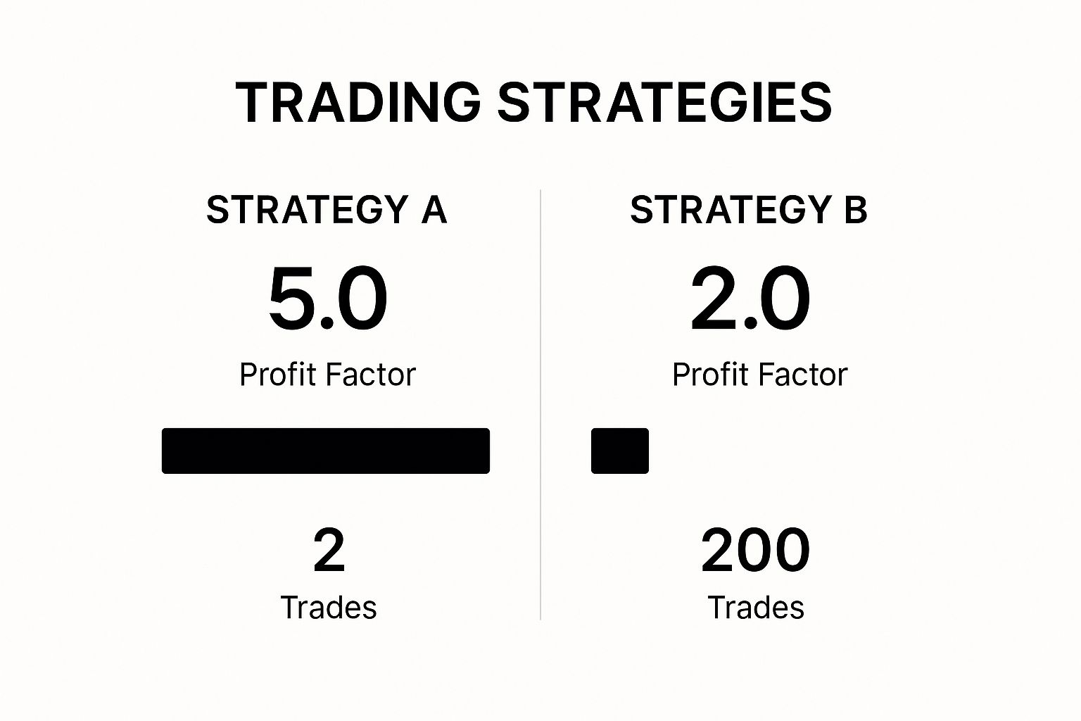 Infographic about what is profit factor in trading