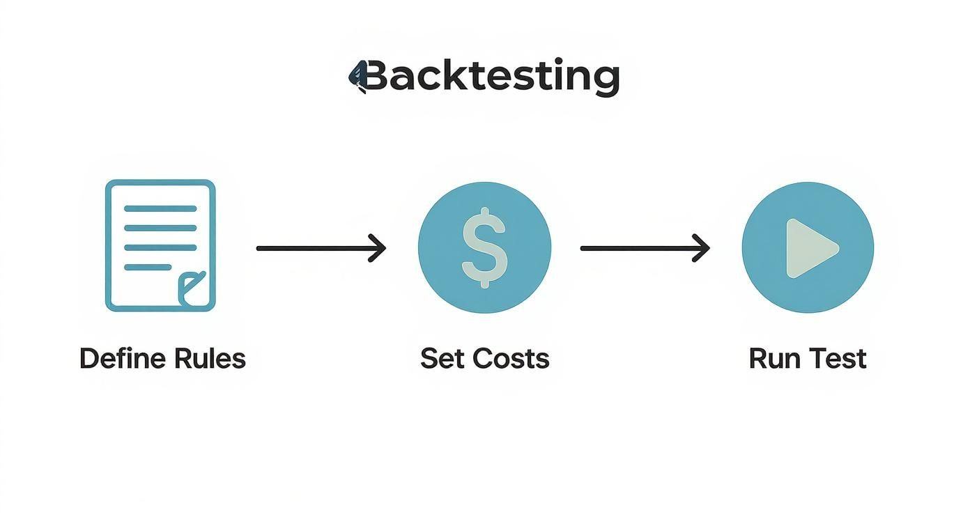 Infographic about backtest trading strategy Infographic about backtest trading strategy