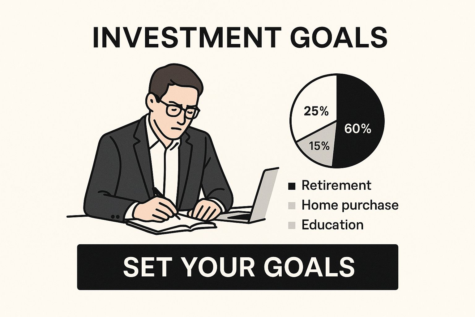 Infographic about how to select stocks to invest in