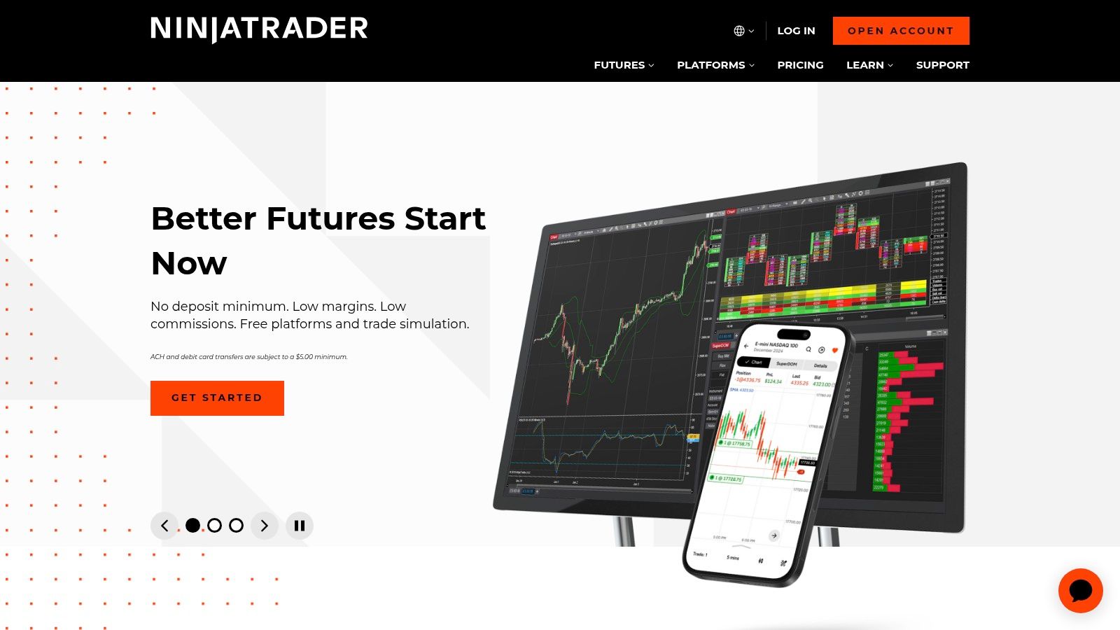 NinjaTrader's Strategy Analyzer interface showing performance metrics and charts.