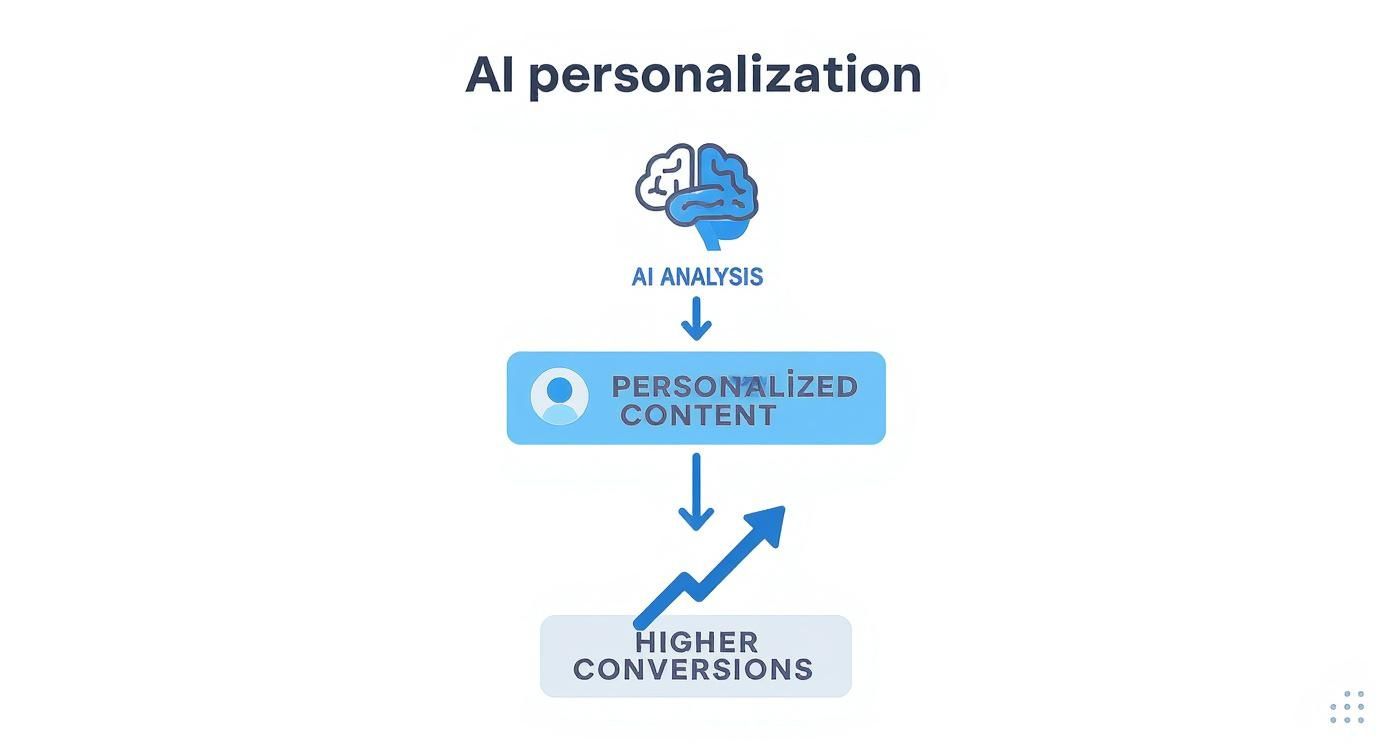 Infographic about how to increase conversion rate on website