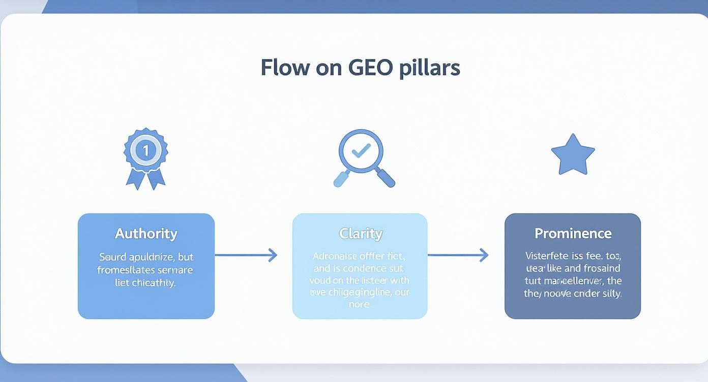 Infographic about geo: generative engine optimization