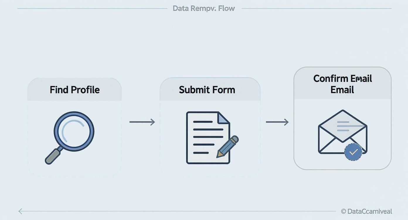 Infographic about fastpeoplesearch opt out