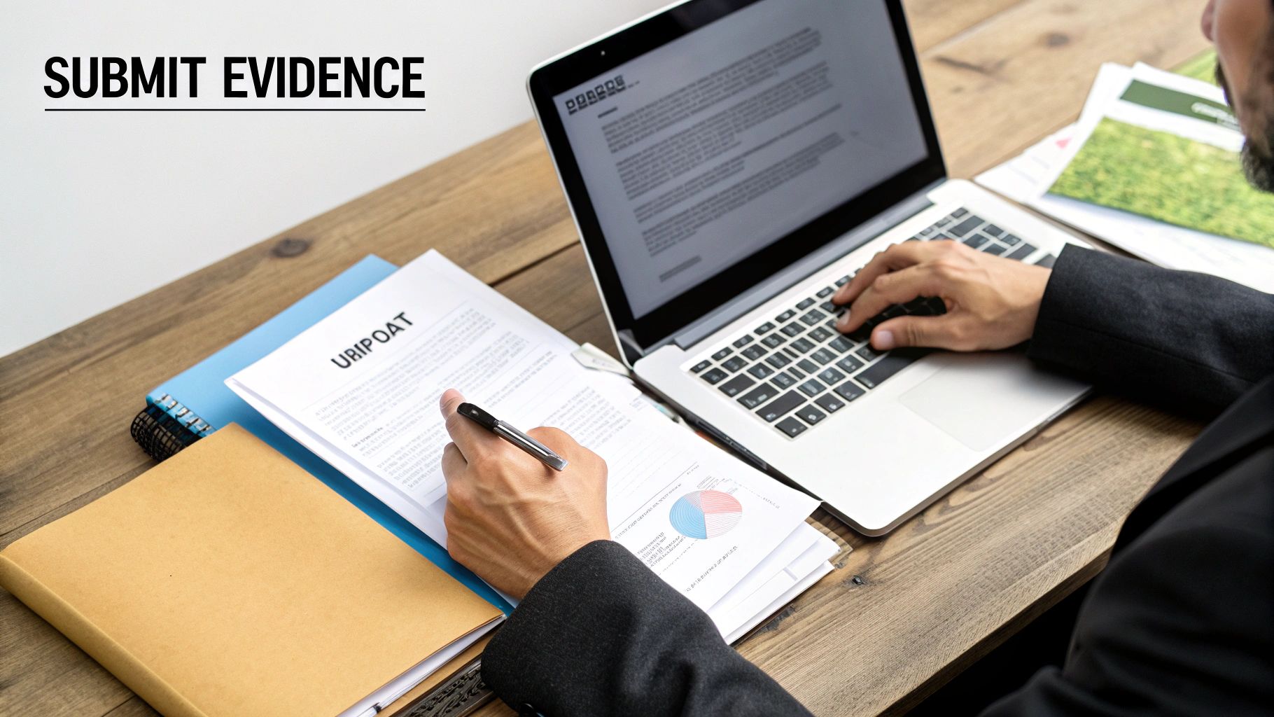 A person on a video call with a support agent, looking determined and pointing at their screen.