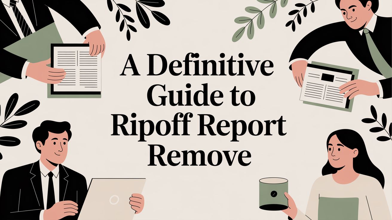 A Definitive Guide to Ripoff Report Remove
