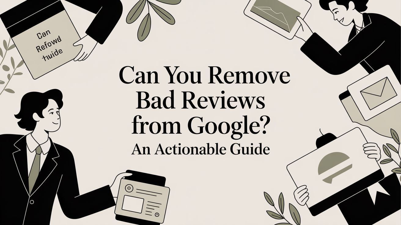 Can You Remove Bad Reviews from Google? An Actionable Guide