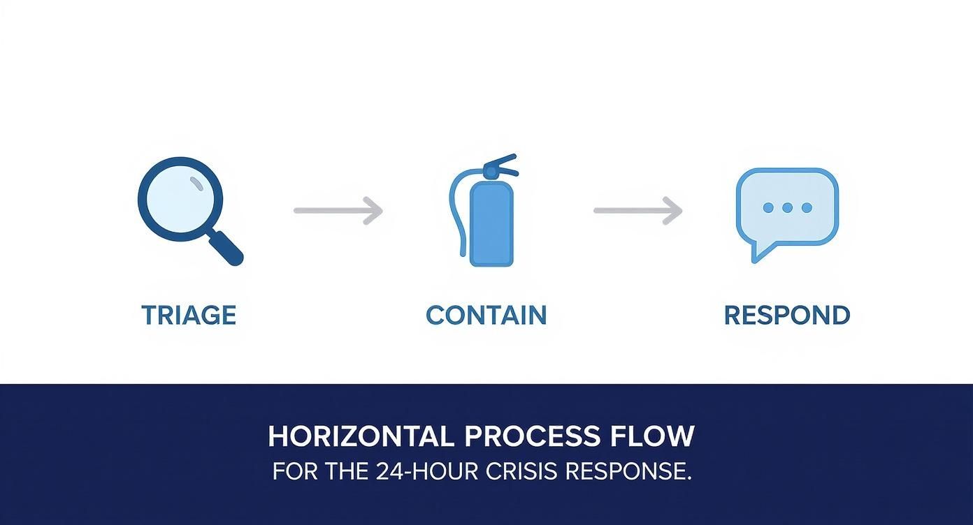 Infographic about law firm crisis management
