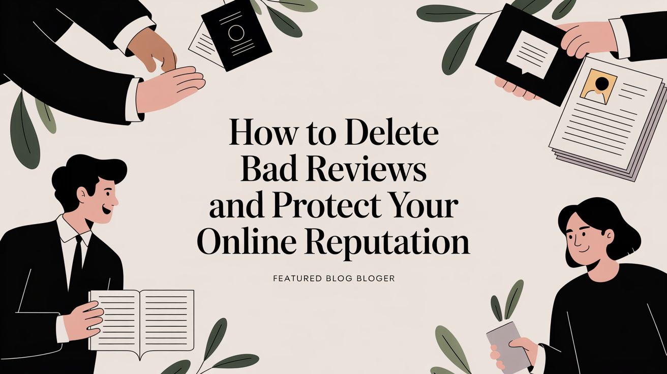 How to Delete Bad Reviews and Protect Your Online Reputation