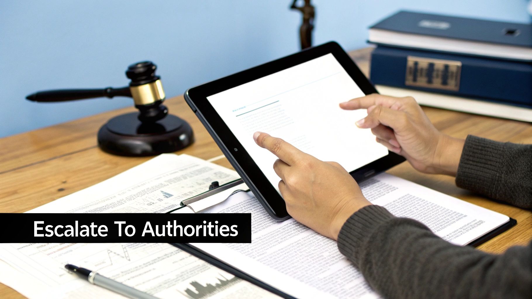 A government building with flags, symbolizing official authority and law enforcement.