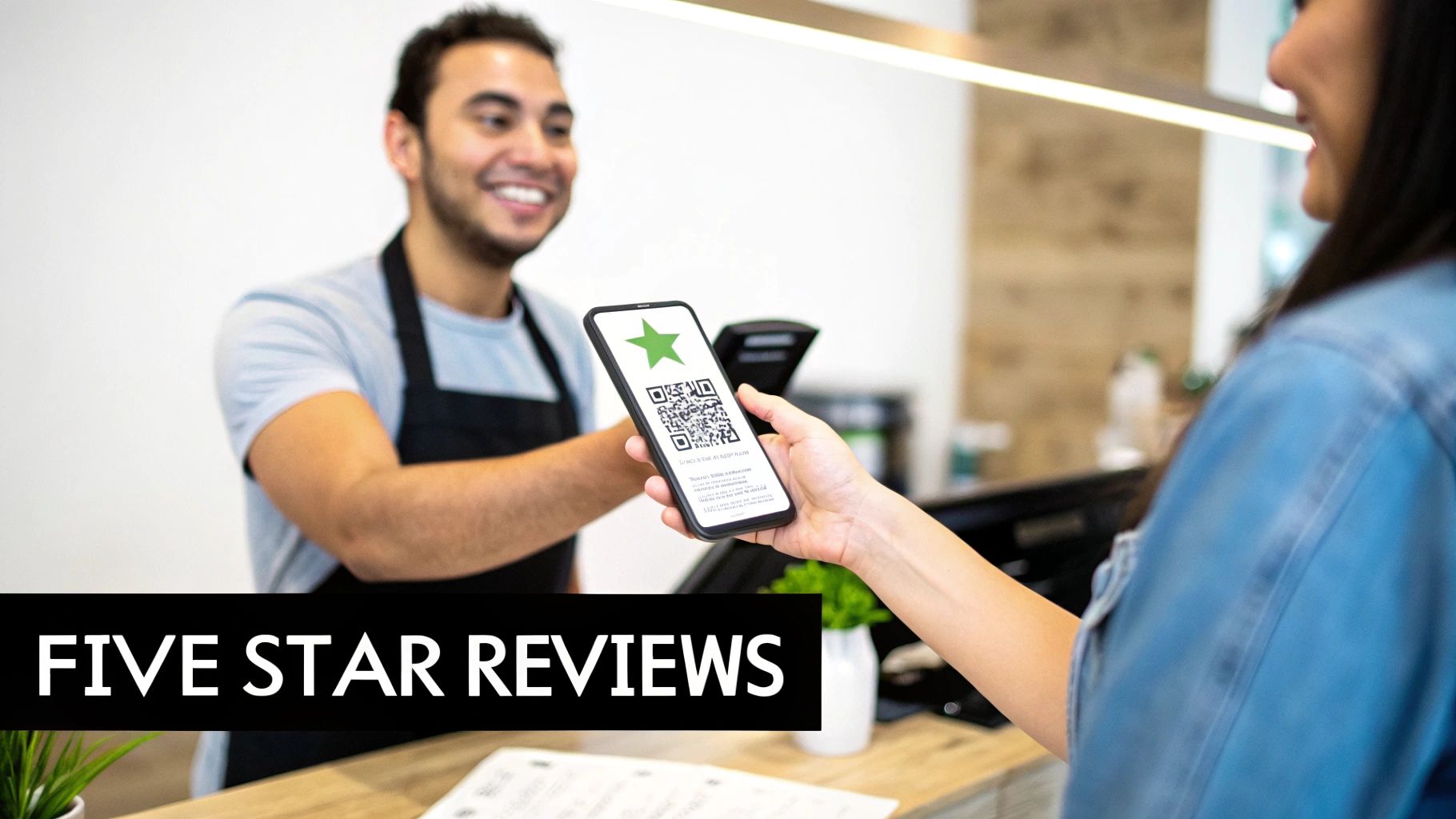A wall of five-star reviews, representing a strong and positive online reputation for a small business.