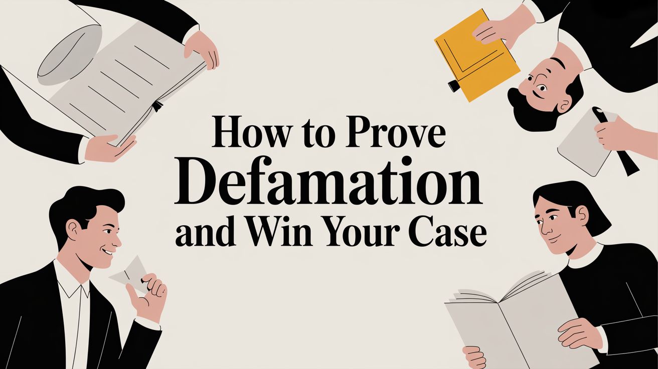 How to Prove Defamation and Win Your Case