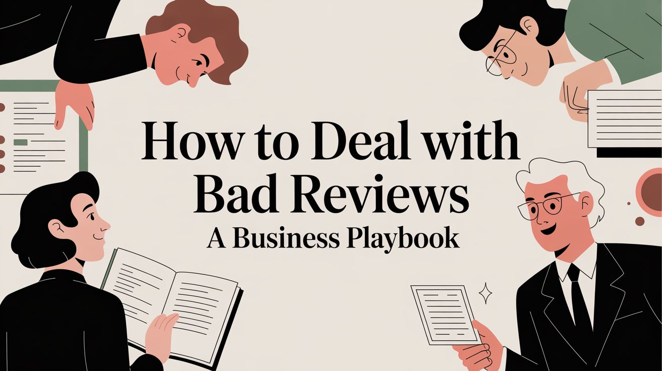 How to Deal With Bad Reviews A Business Playbook