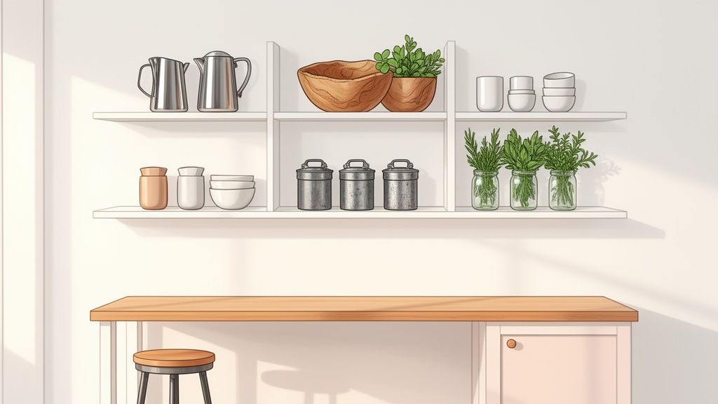 8 Inspiring Ways to Style a Kitchen With Open Shelves in 2026