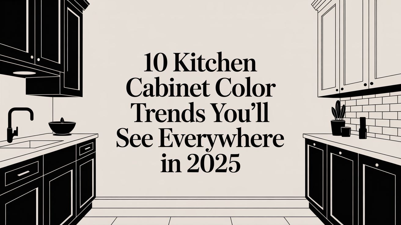 10 Kitchen Cabinet Color Trends You'll See Everywhere in 2025