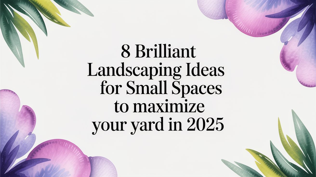 8 Brilliant Landscaping Ideas for Small Spaces to Maximize Your Yard in 2025