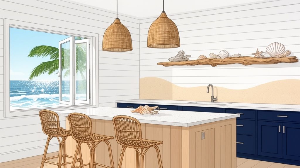 10 Breathtaking Coastal Kitchen Designs to Inspire You in 2026