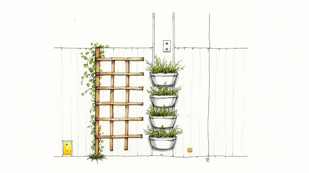 Vertical Gardens and Trellises