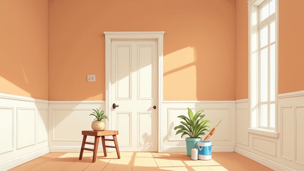 Brown Walls White Trim A Guide to Timeless Home Style