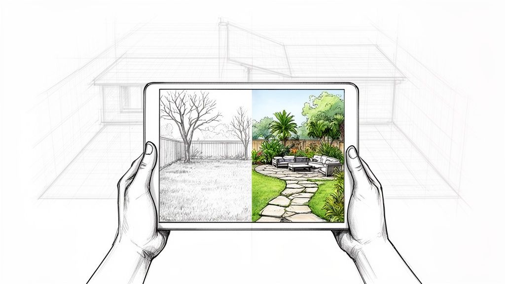 Online Landscape Design Tool: Visualize Your Yard with AI