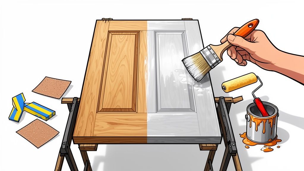 How to Paint a Door for a Perfect Professional Finish