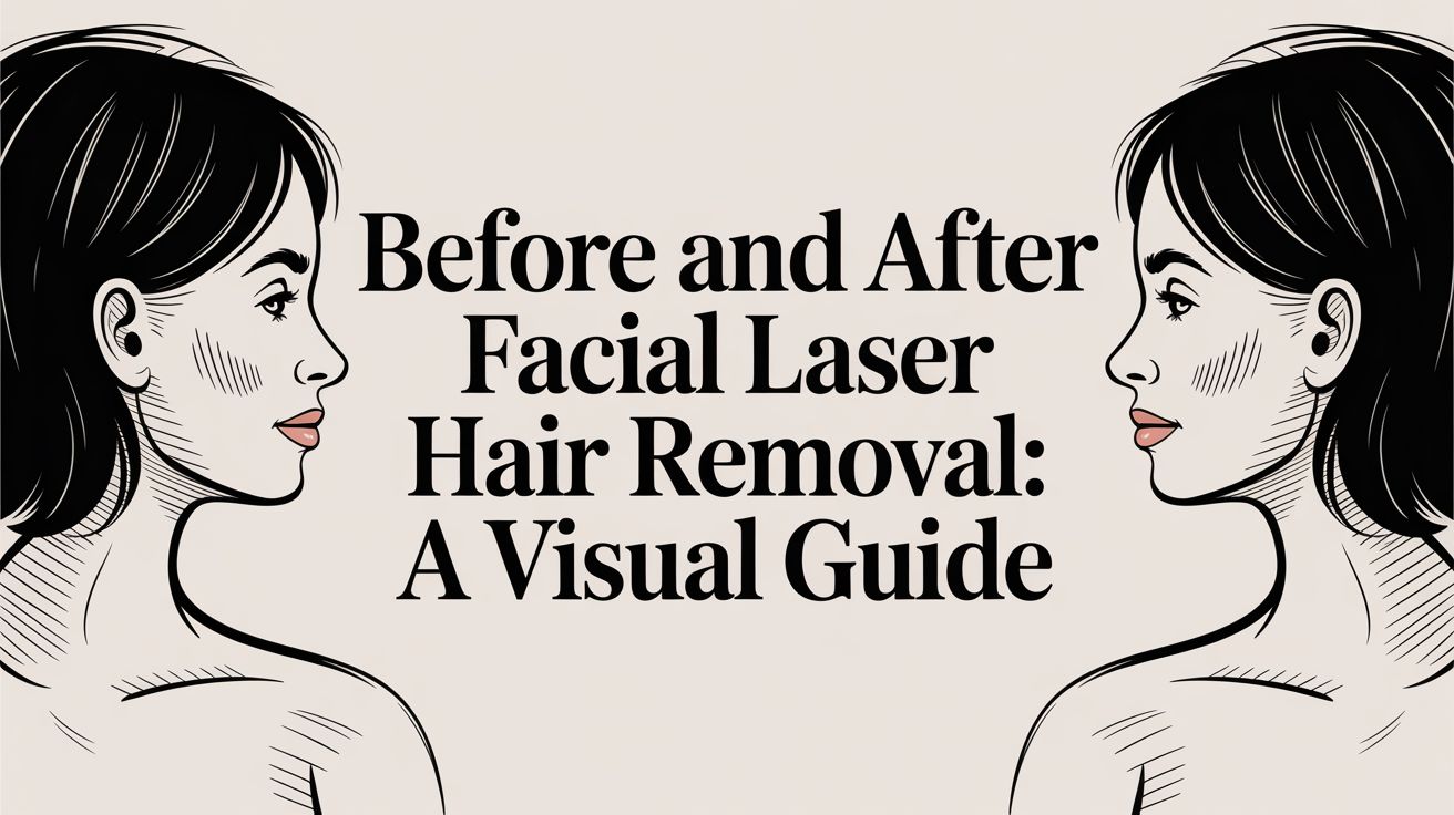 Before and after facial laser hair removal: A Visual Guide