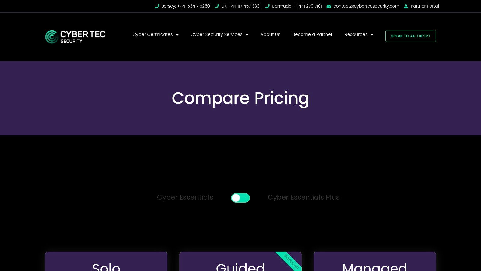 Cyber Tec Security – Compare Pricing
