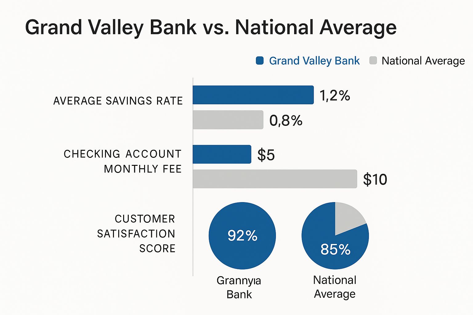 Infographic about grand valley bank
