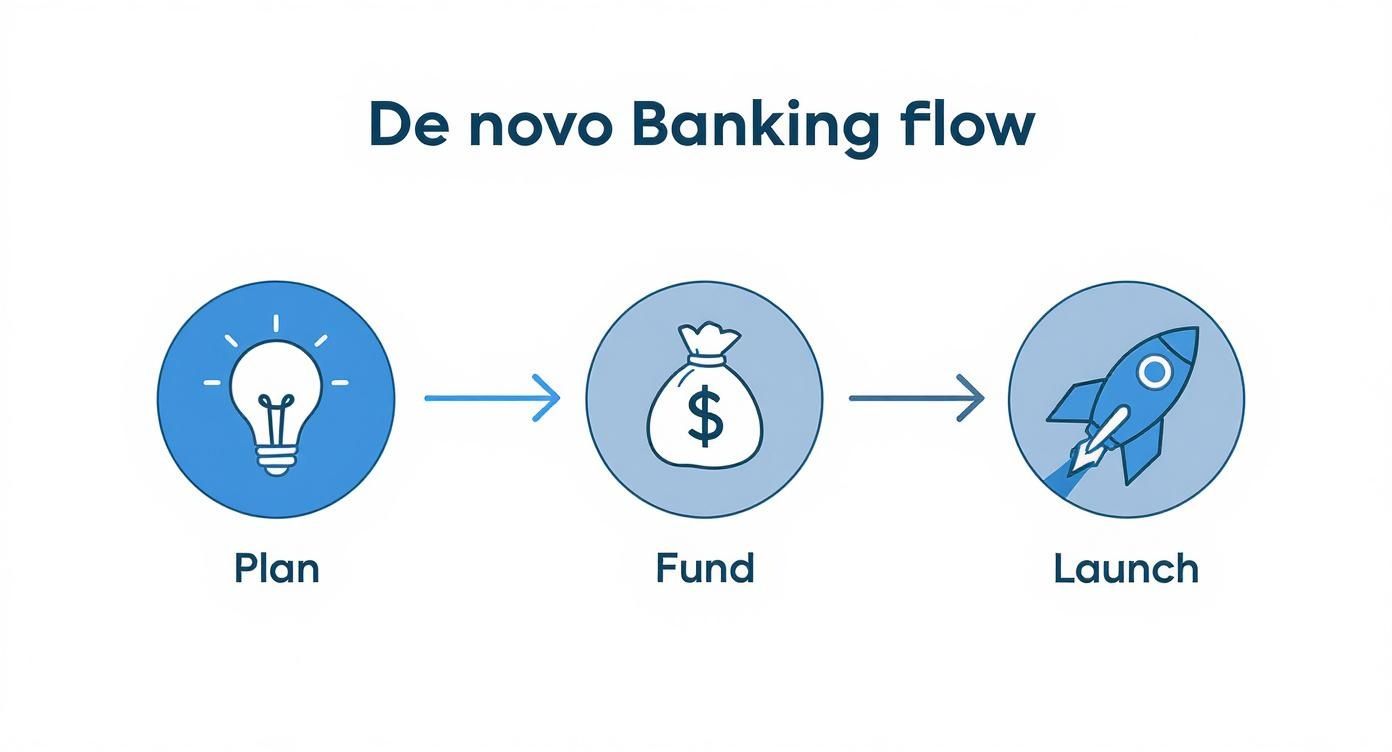 Infographic about de novo banking