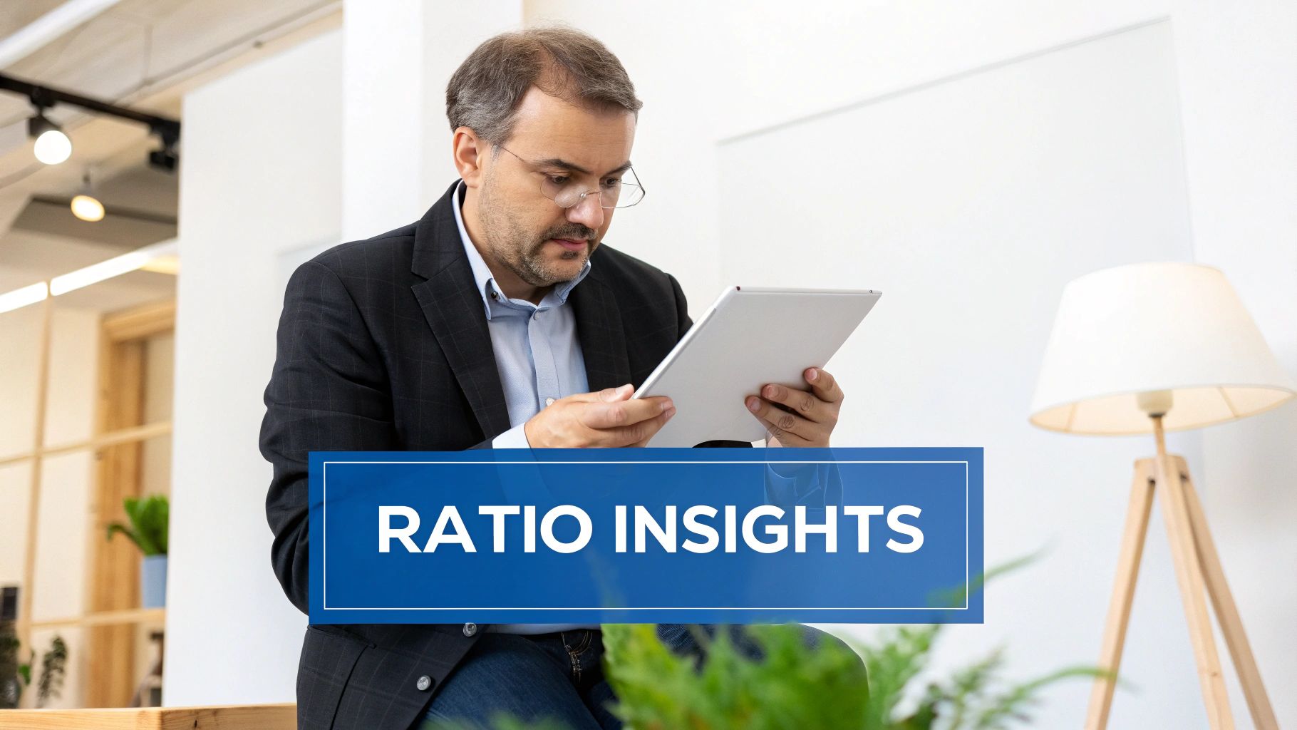 A rising trend line on a chart with a 'good' efficiency ratio highlighted.