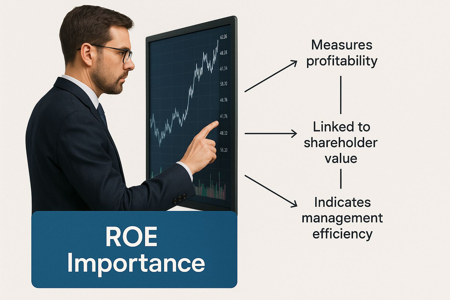 Infographic about return on equity banks