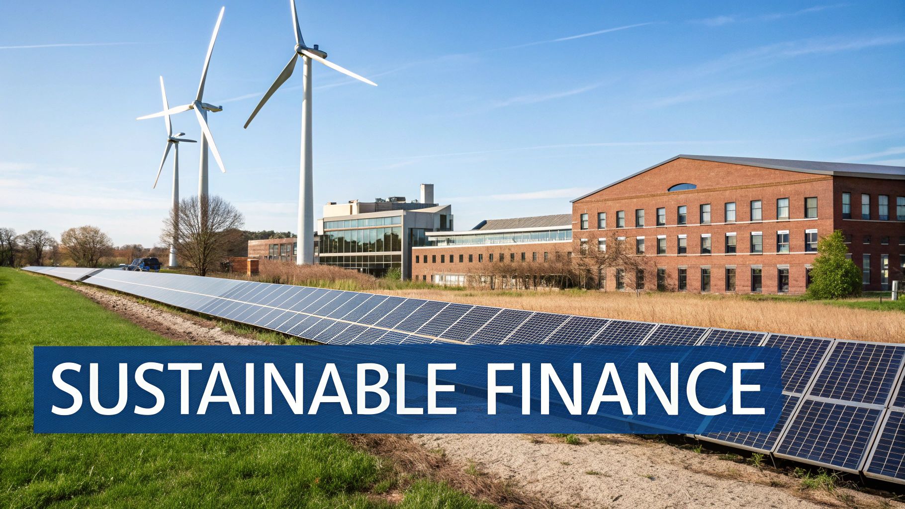 Infographic showcasing Bank of America's ESG commitment with key metrics