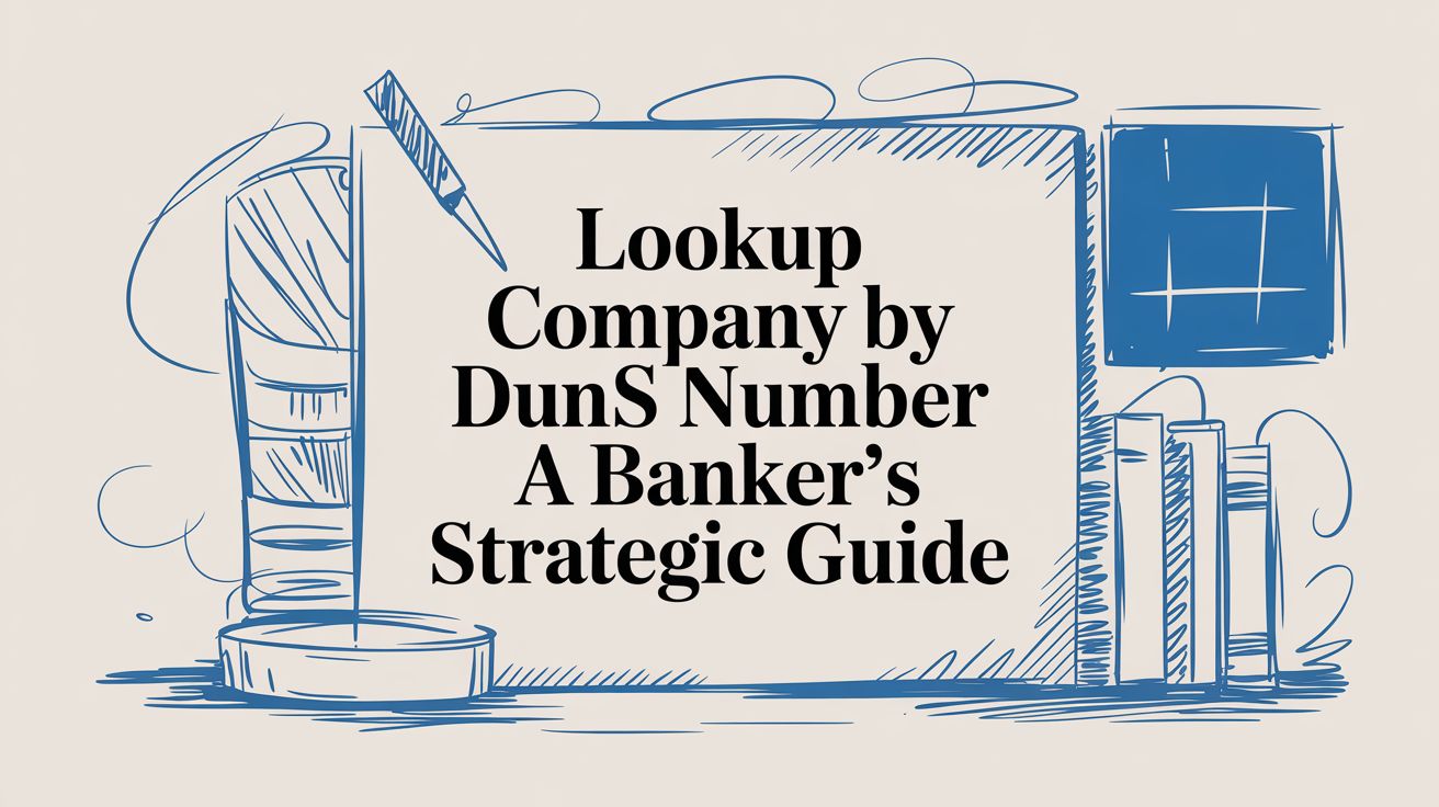 A Banker's Strategic Guide to the Company DUNS Number Lookup