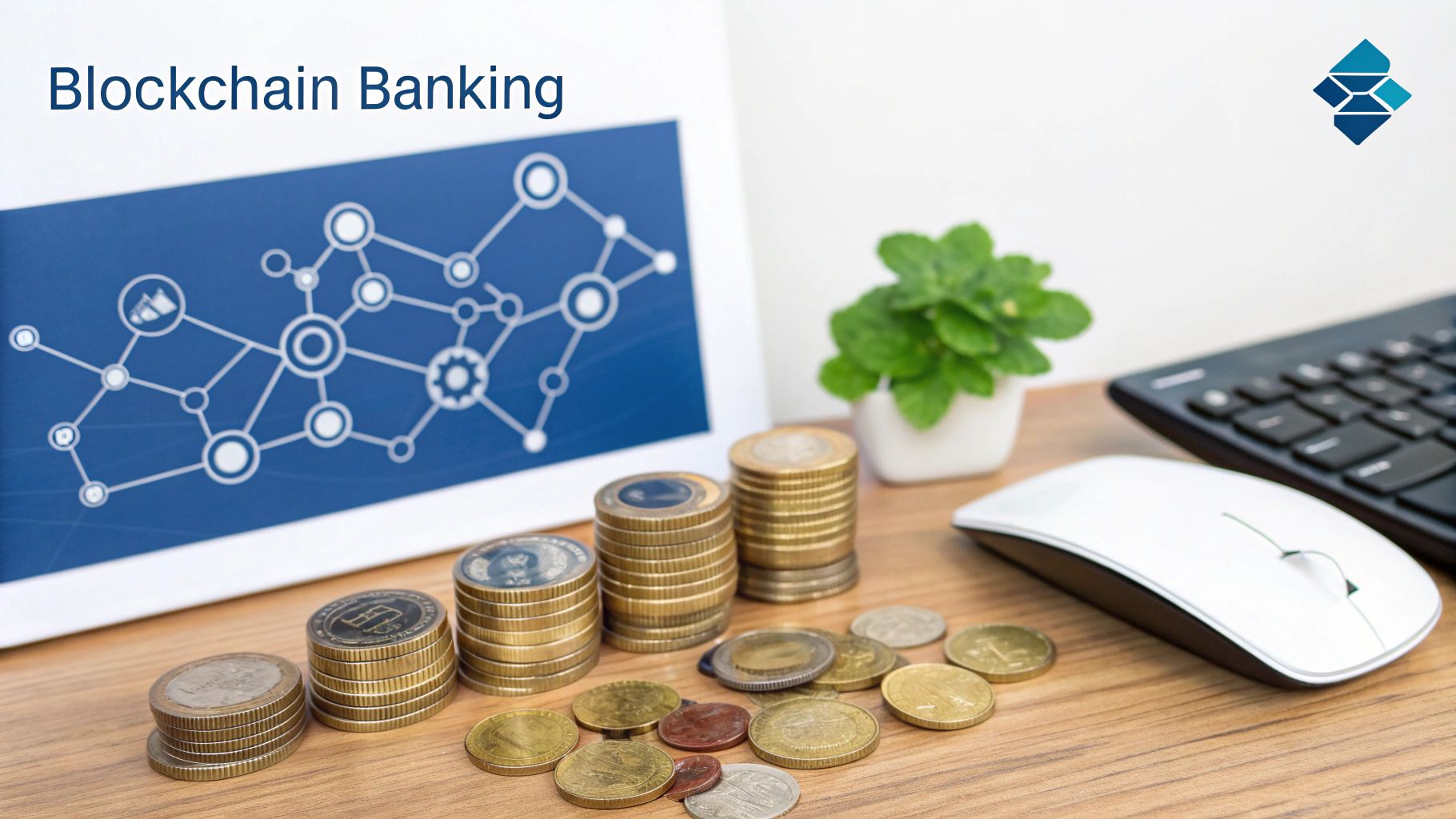 Infographic showing key data about Blockchain and Cryptocurrency Integration