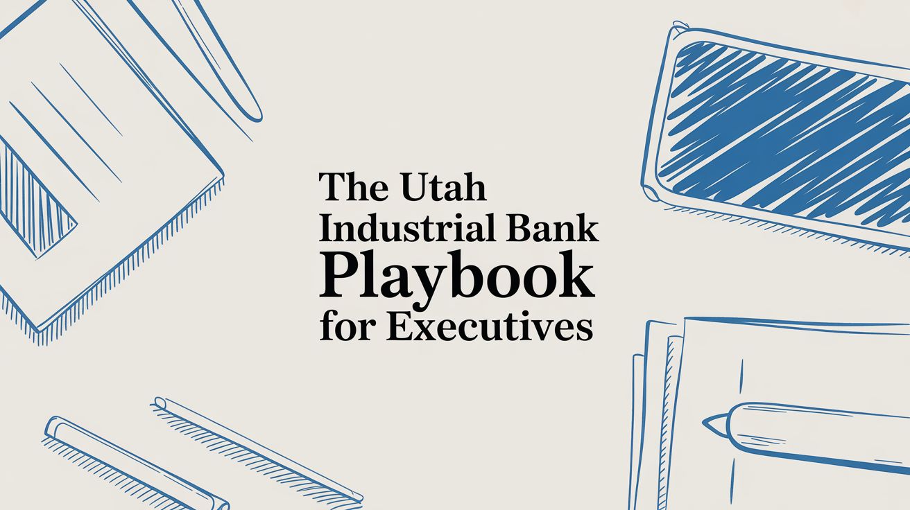 The Utah Industrial Bank Playbook for Executives
