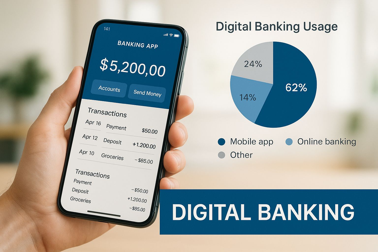 Infographic about crescent bank