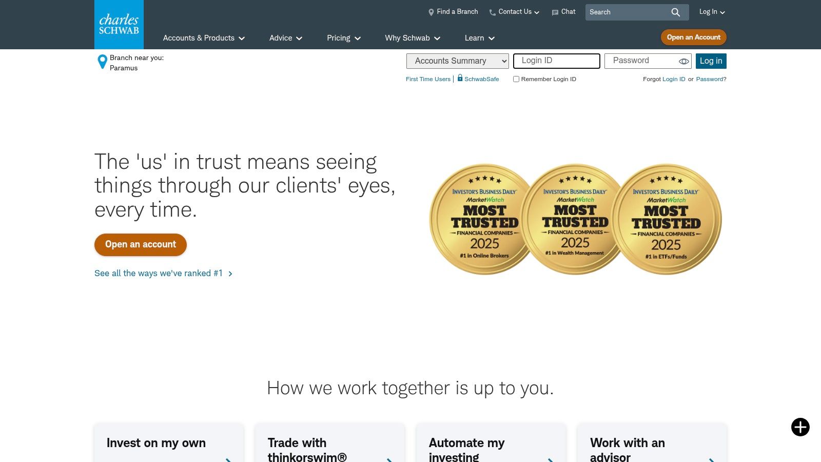 Charles Schwab Bank, SSB