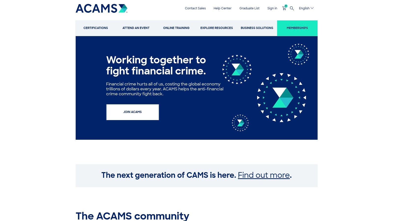Association of Certified Anti-Money Laundering Specialists (ACAMS)