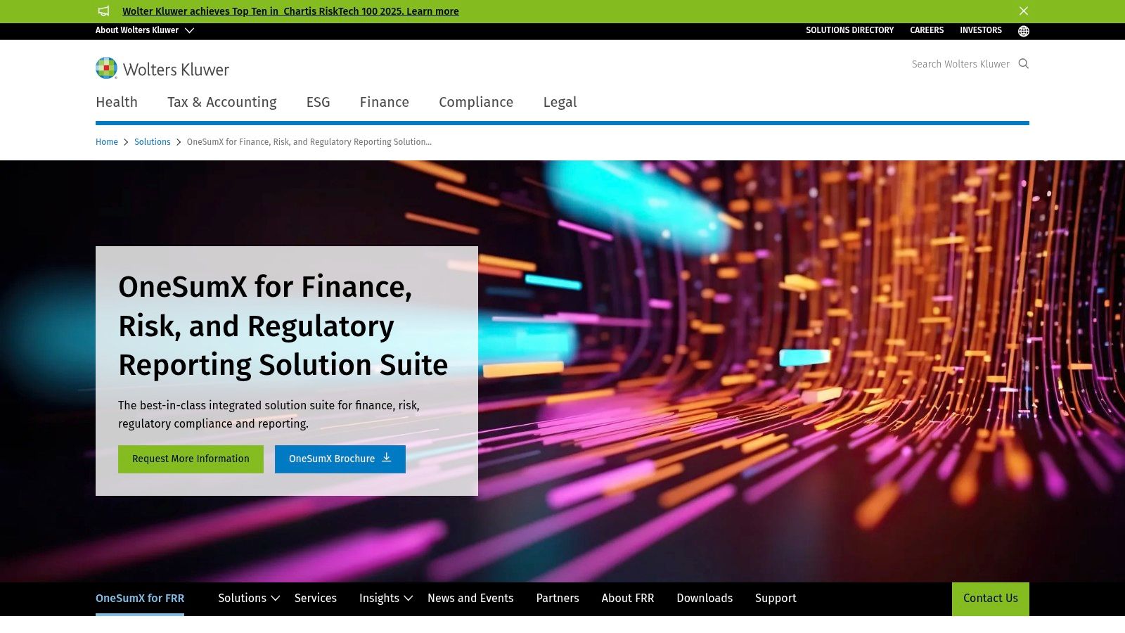 Wolters Kluwer OneSumX