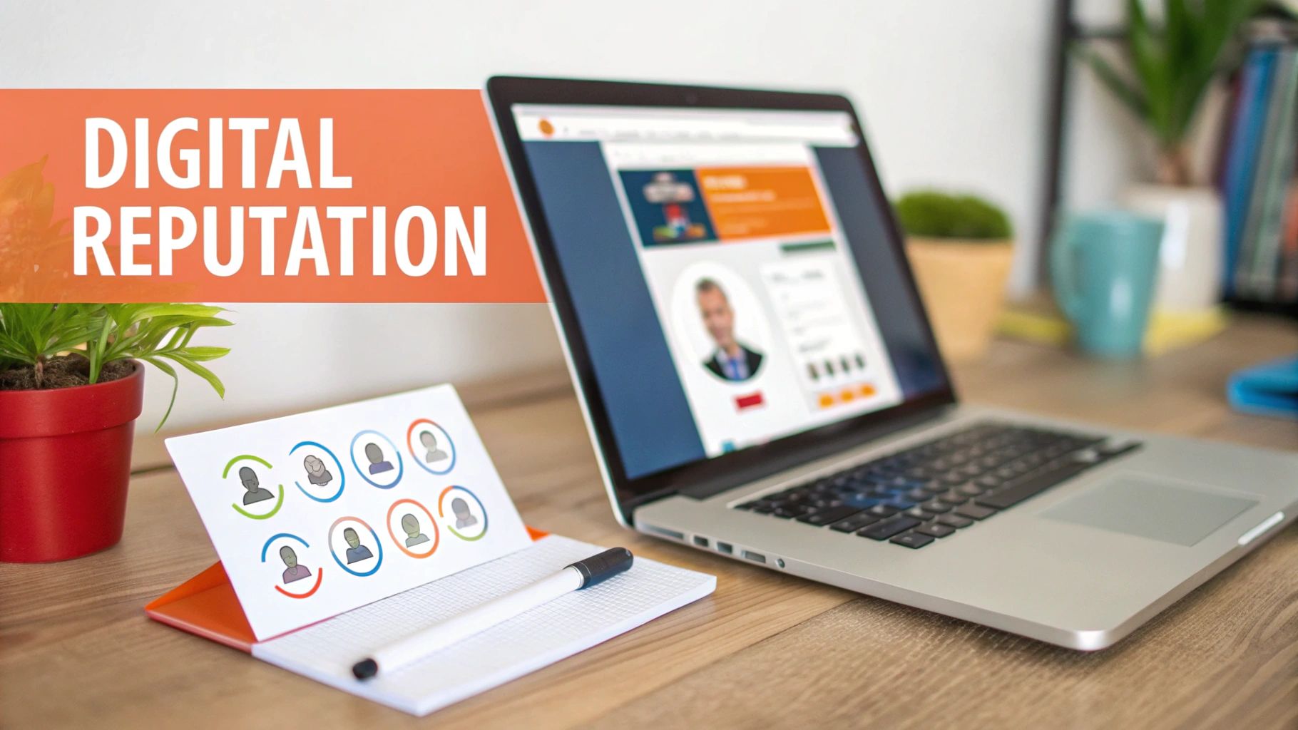 An abstract visual representation of a website's interconnected backlink profile