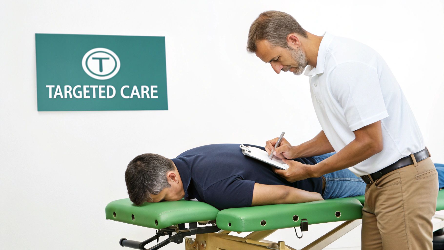 Neck therapy in action