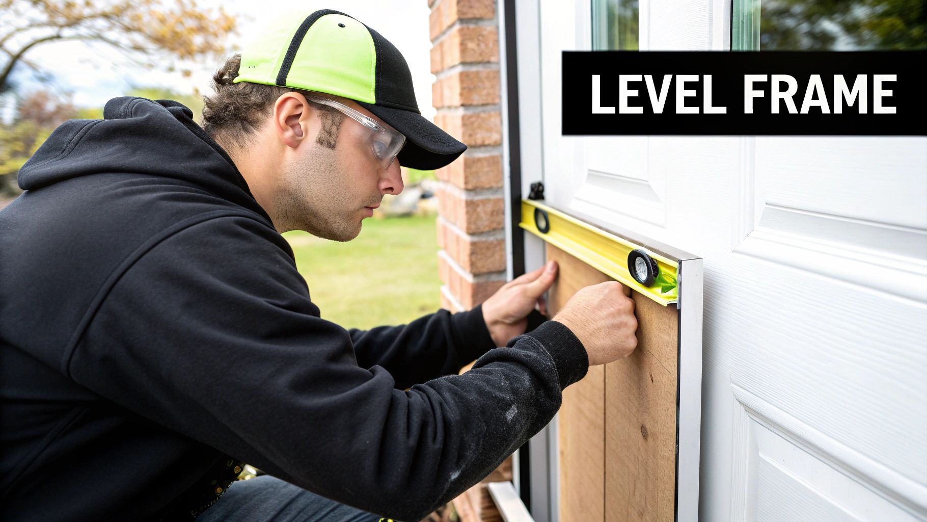 Removing an old exterior door