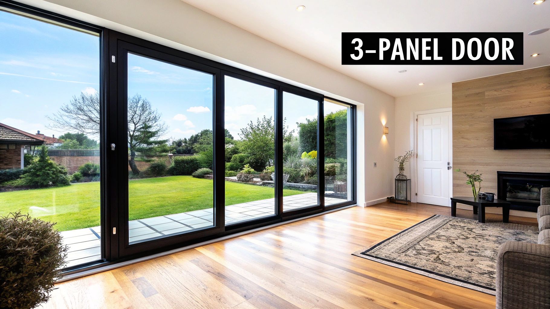 Three-Panel Sliding Glass Door Dimensions