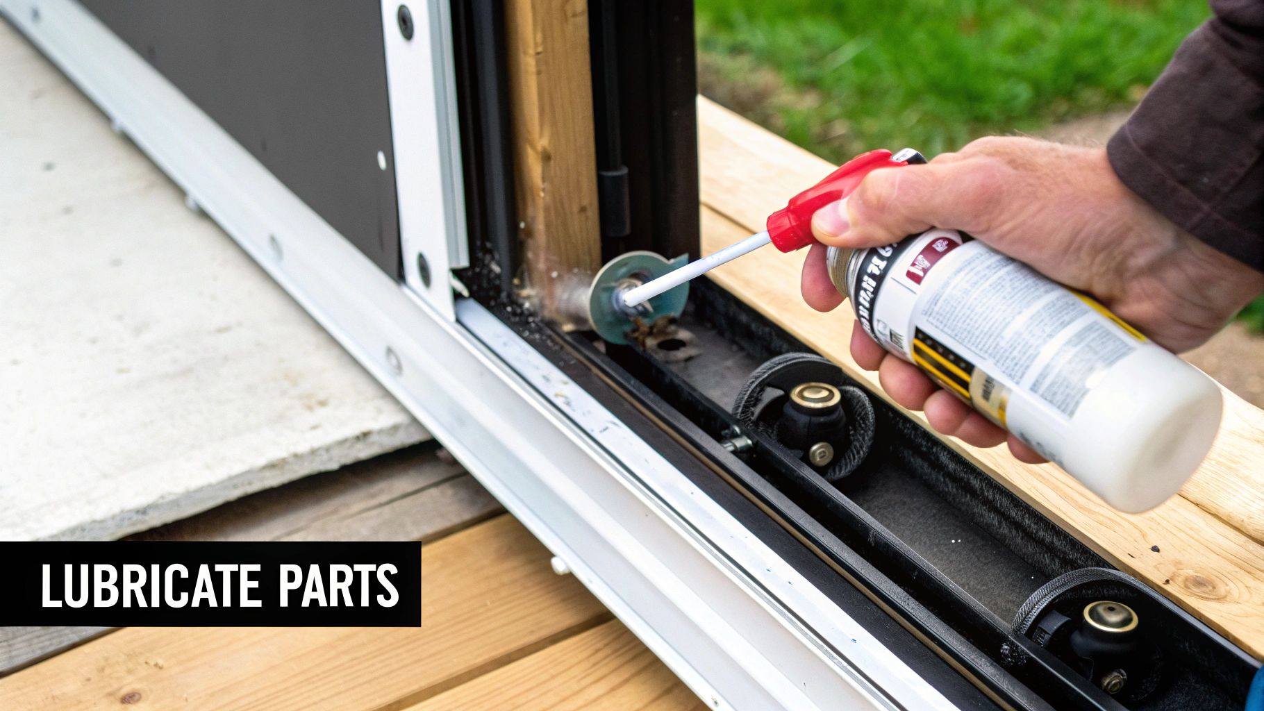 Clean Sliding Glass Door Tracks