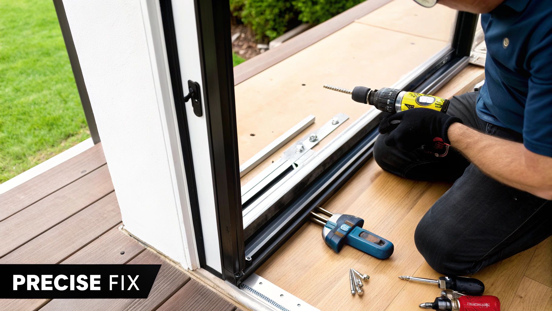 Rollers for sliding glass door