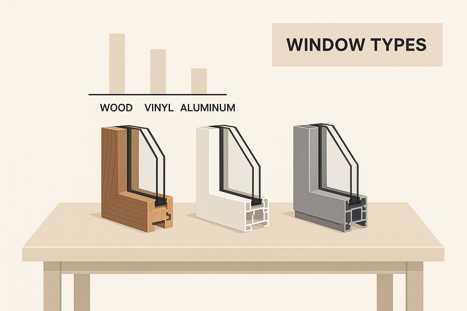 Infographic about window replacement guide