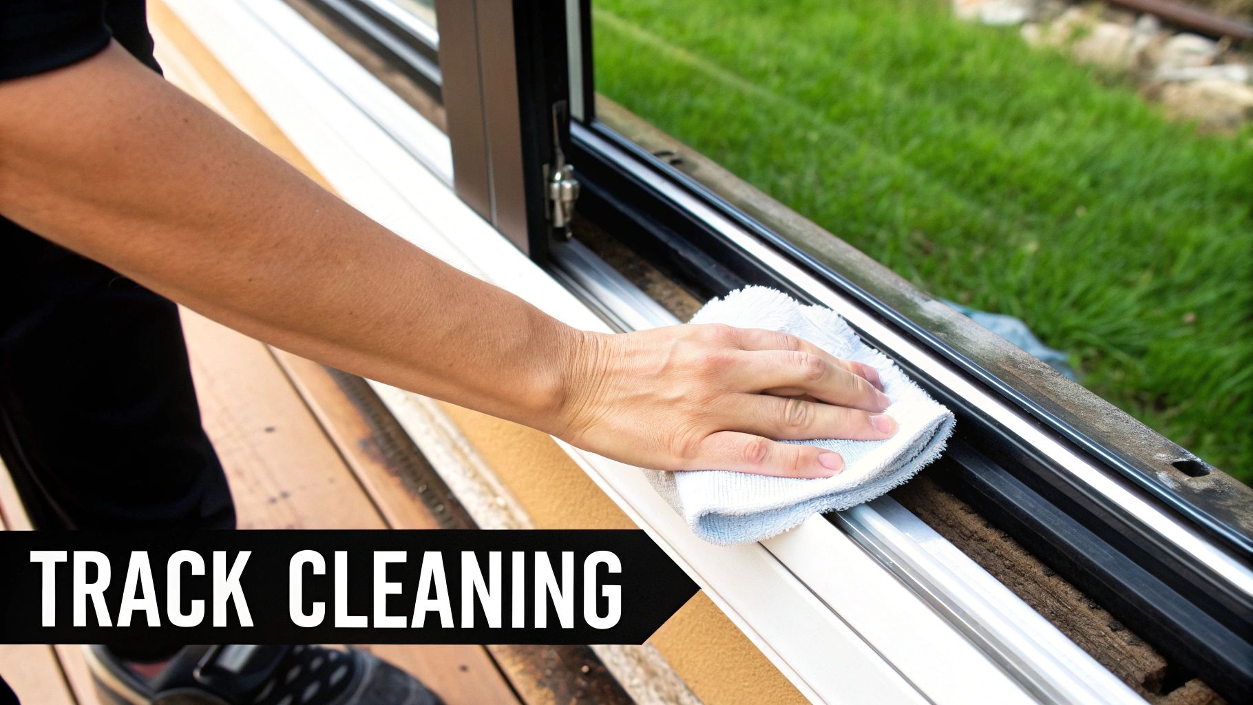 Cleaning Sliding Door Tracks
