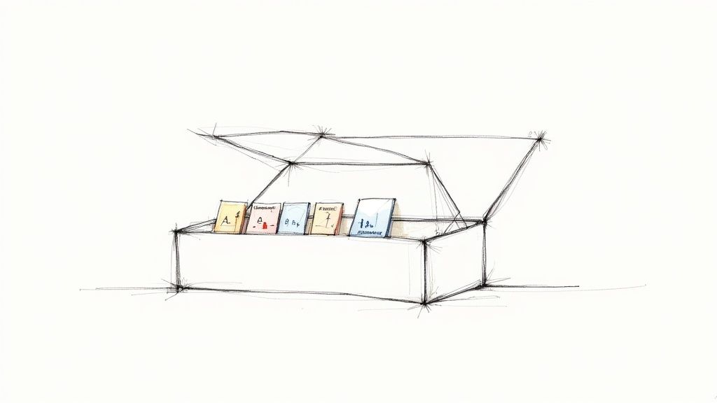 A person editing a video on a professional computer setup with multiple monitors.