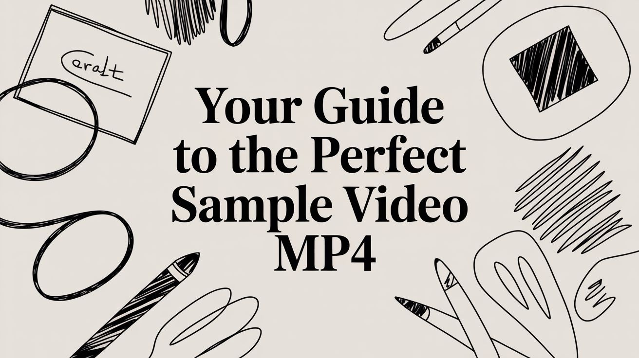 Your Guide to the Perfect Sample Video MP4